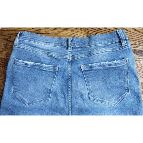 Kensie Jeans, Vintage Luxe, The High Rise Distressed Bootcut Heavy Denim (12/31) - Picture 5 of 8